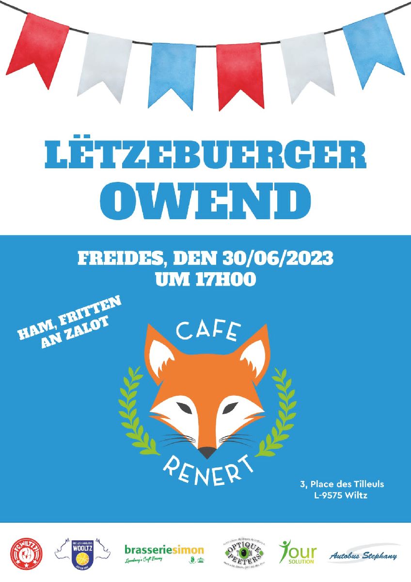 Lëtzebuerger Owend am Café Renert