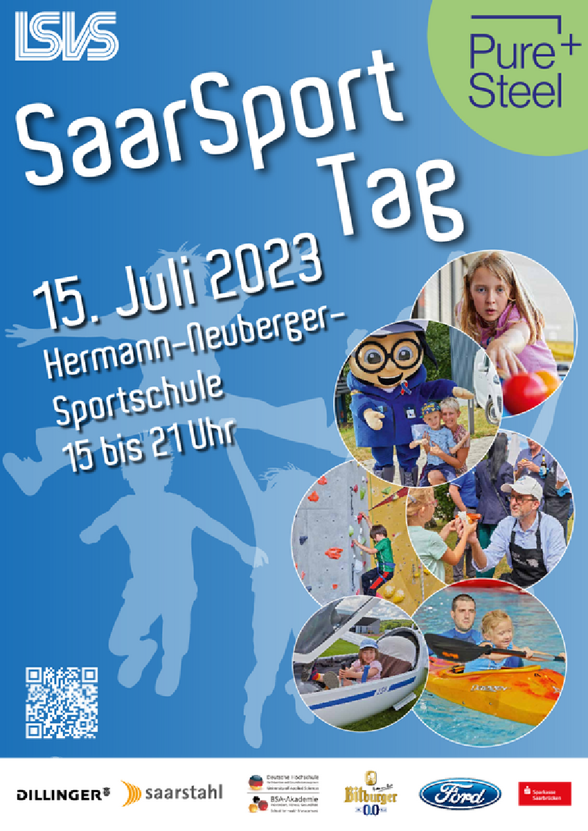 SaarSportTag am Samstag 15. Juli 2023 an der Sportschule