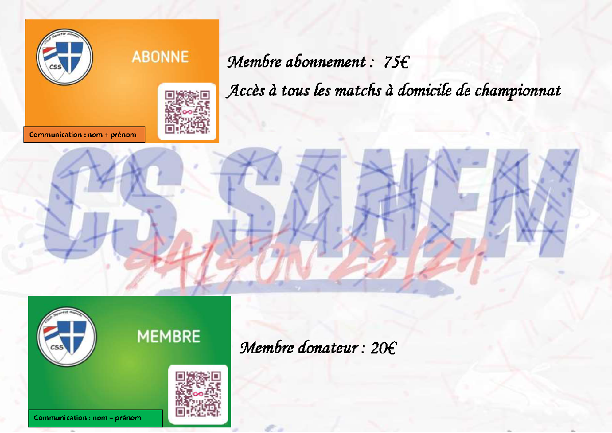 Memberskaarten fir Saison 23/24
