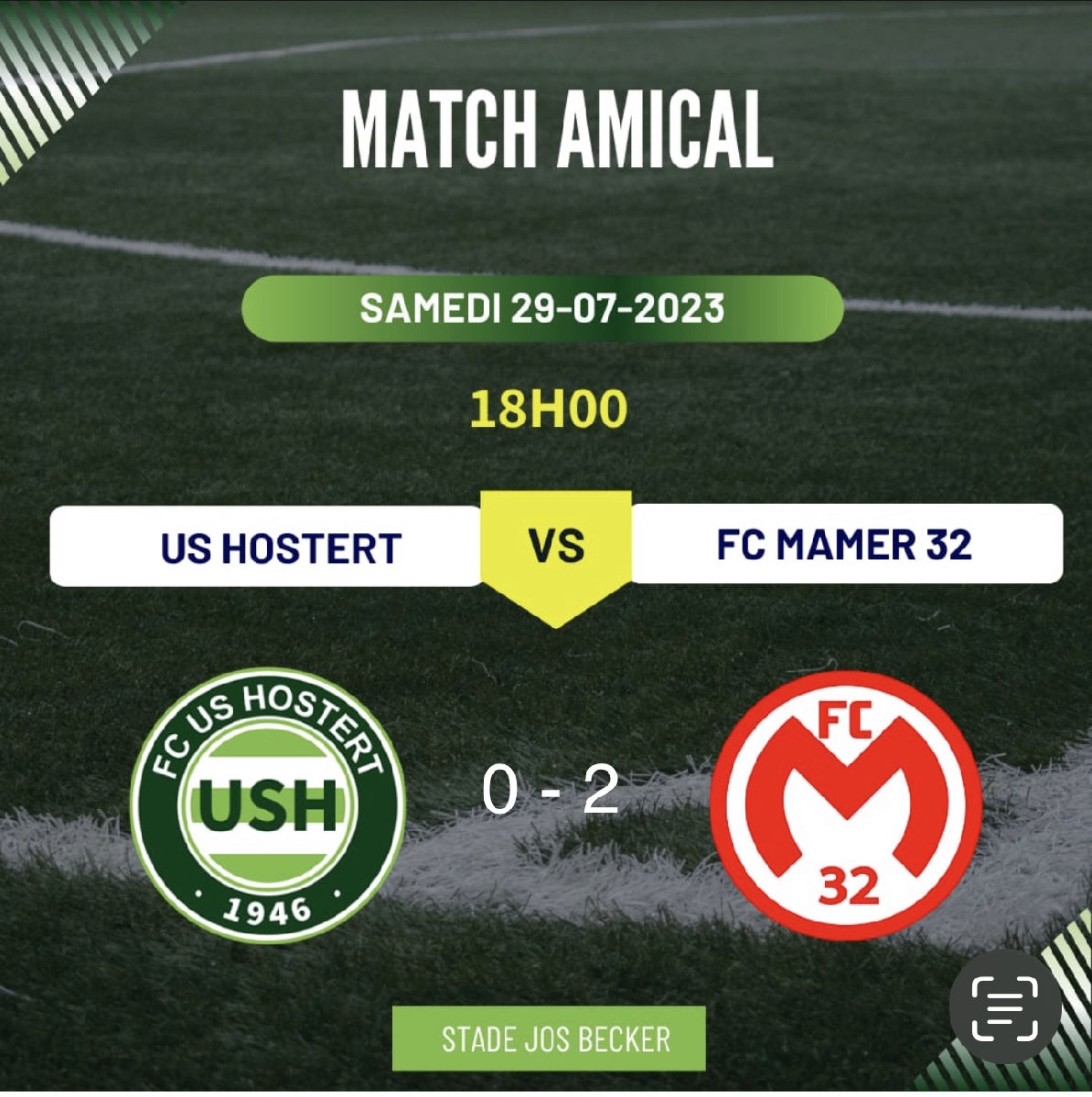 USH verléiert 0-2