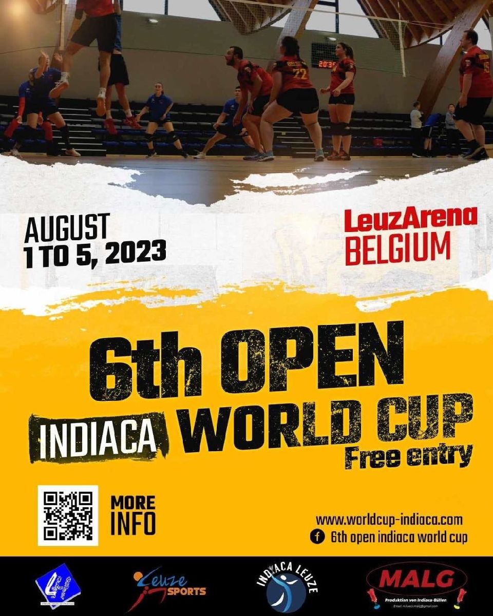 6th Indiaca World Cup is LIVE - 1st to 5th of August 2023