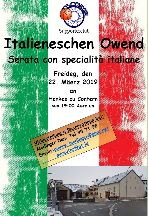 Italieneschen Owend beim Supporterclub Italieneschen Owend beim Supporterclub