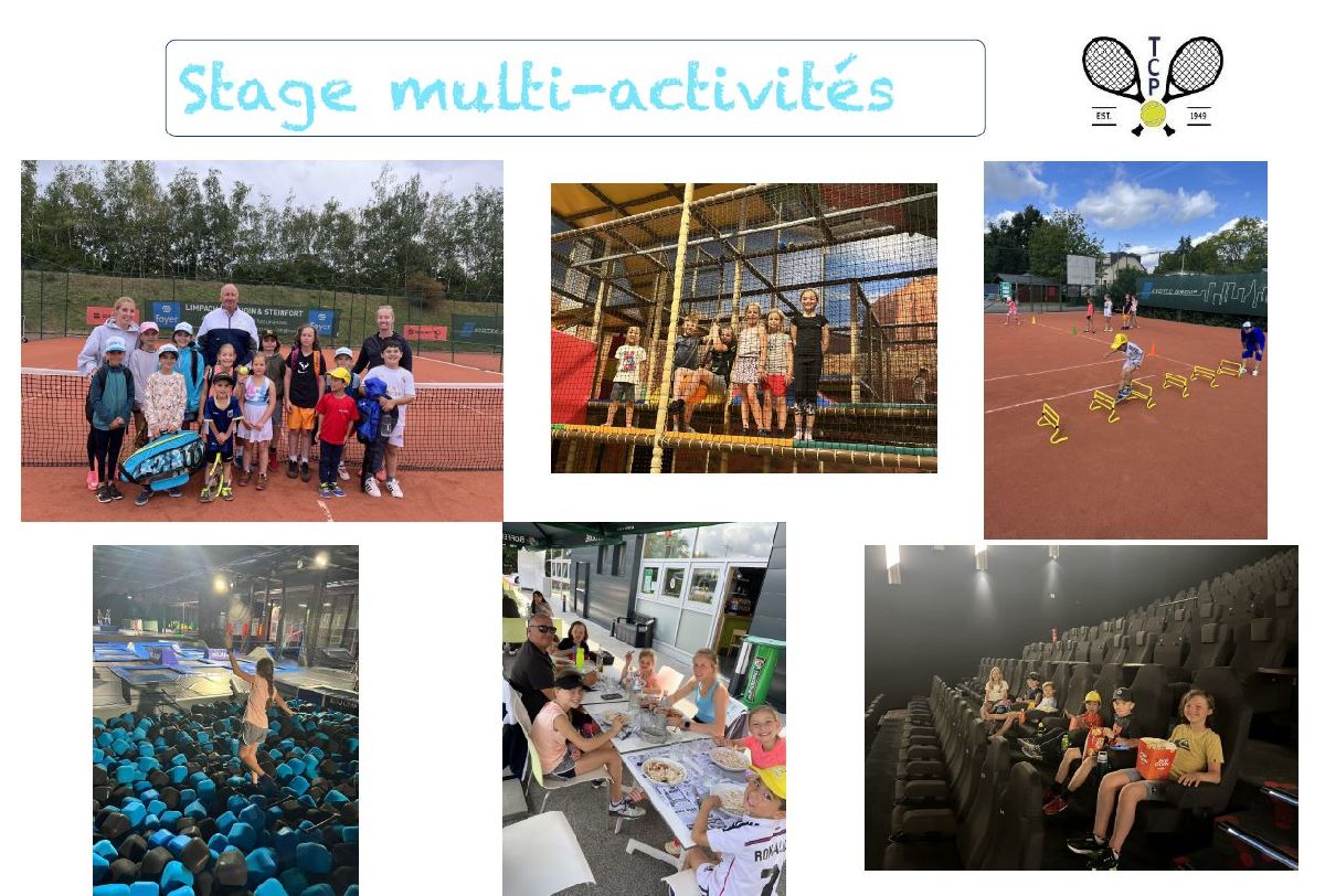 Impressions Stages multi-activités- Tennis Pétange