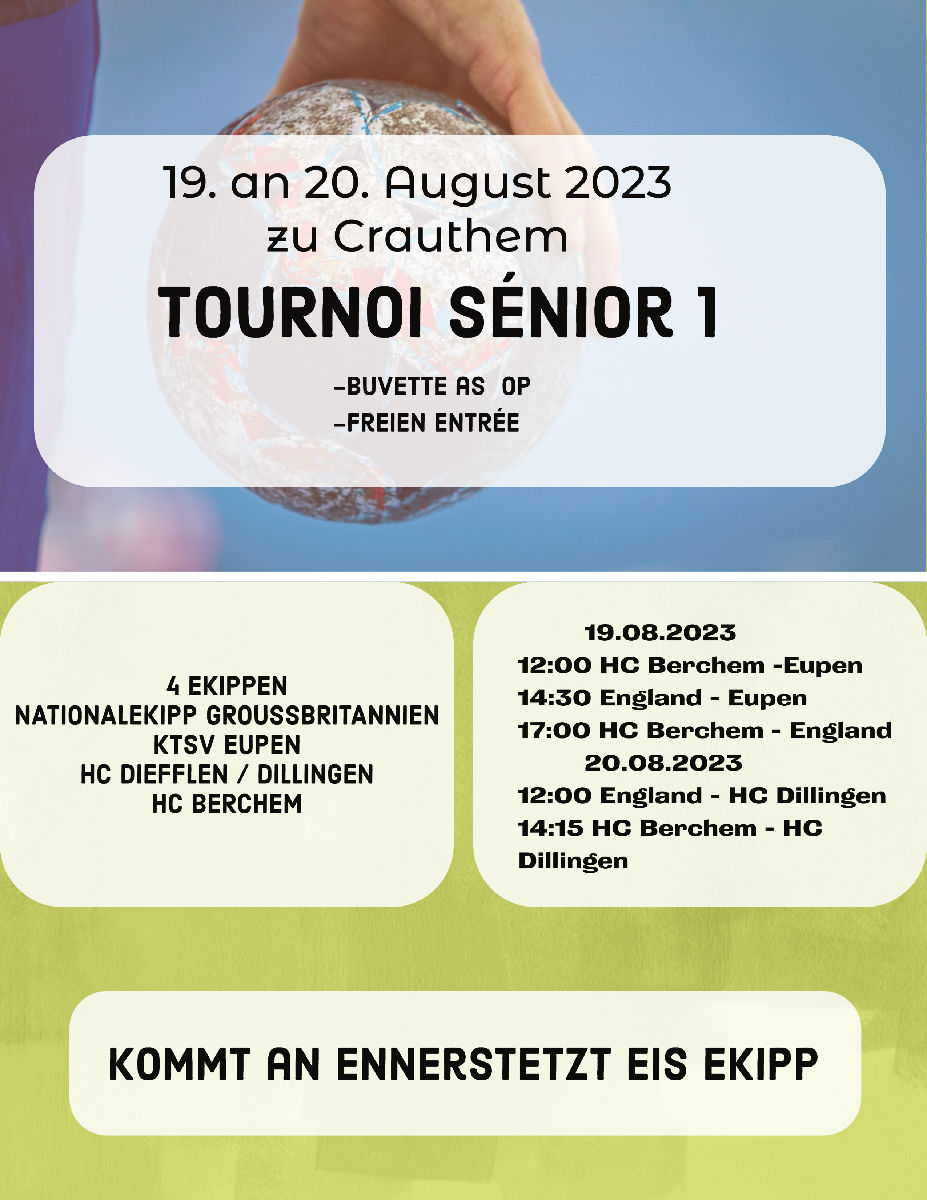 Tournoi S1 19.+20. August 2023 / Crauthem