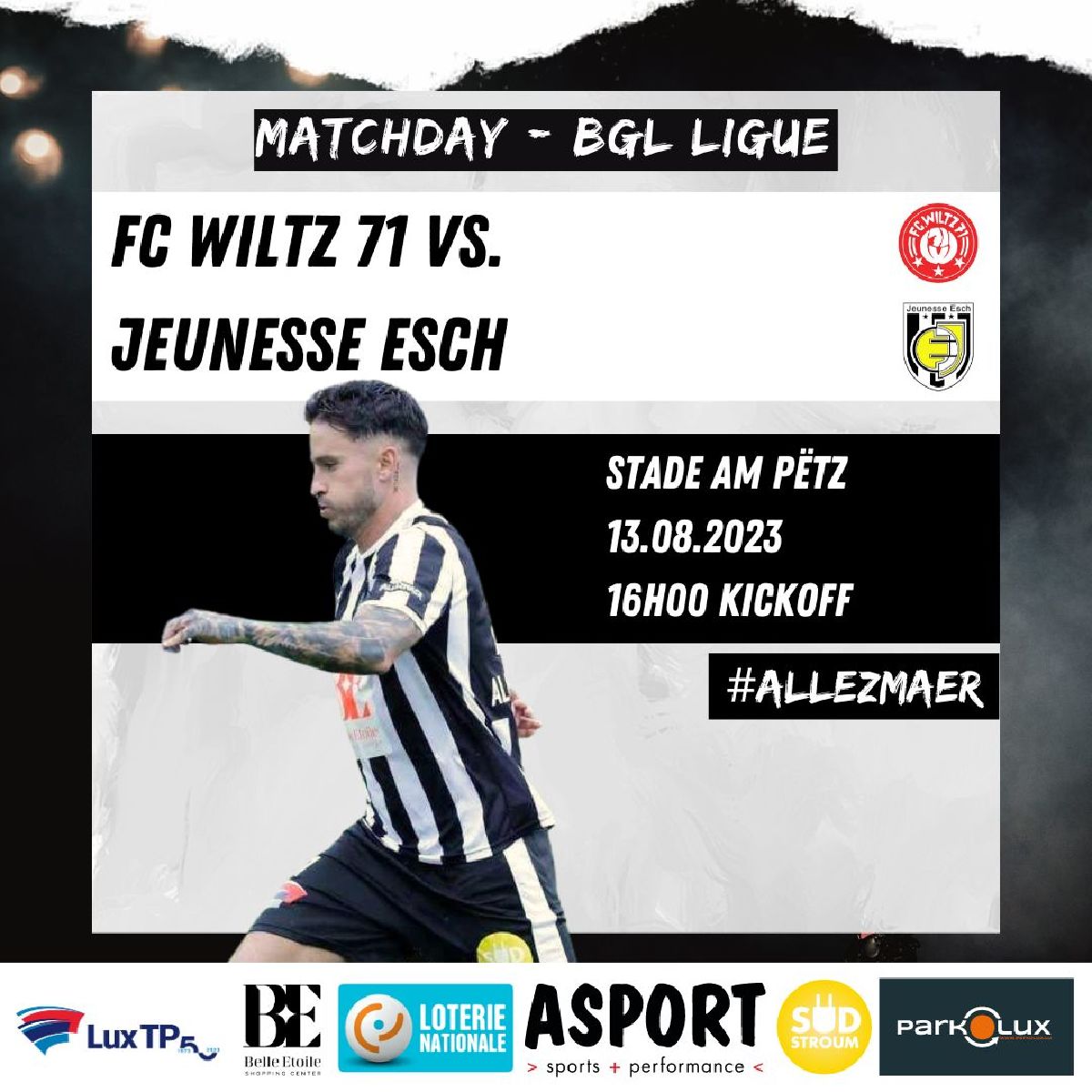 FC Wiltz 71 - Jeunesse Esch 13/08/2023 FC Wiltz 71 - Jeunesse Esch 13/08/2023