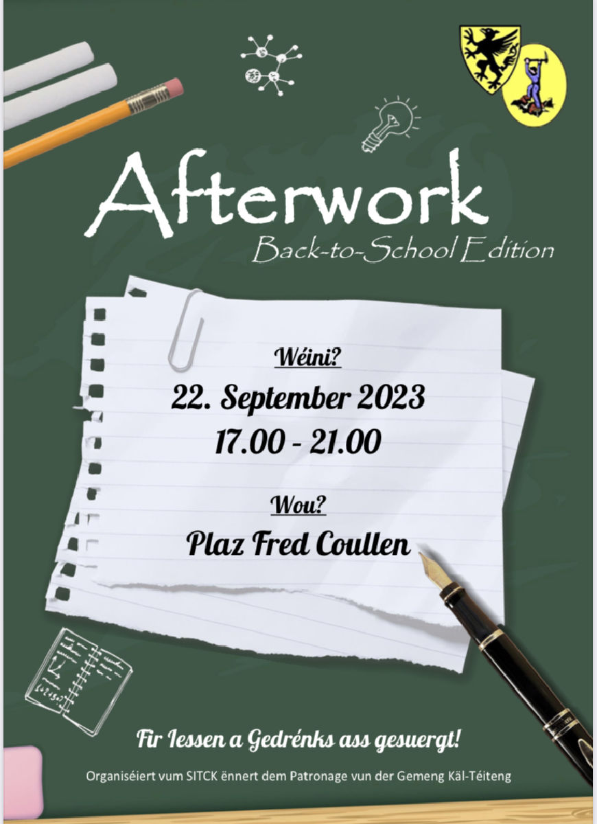 Save the date: After Work