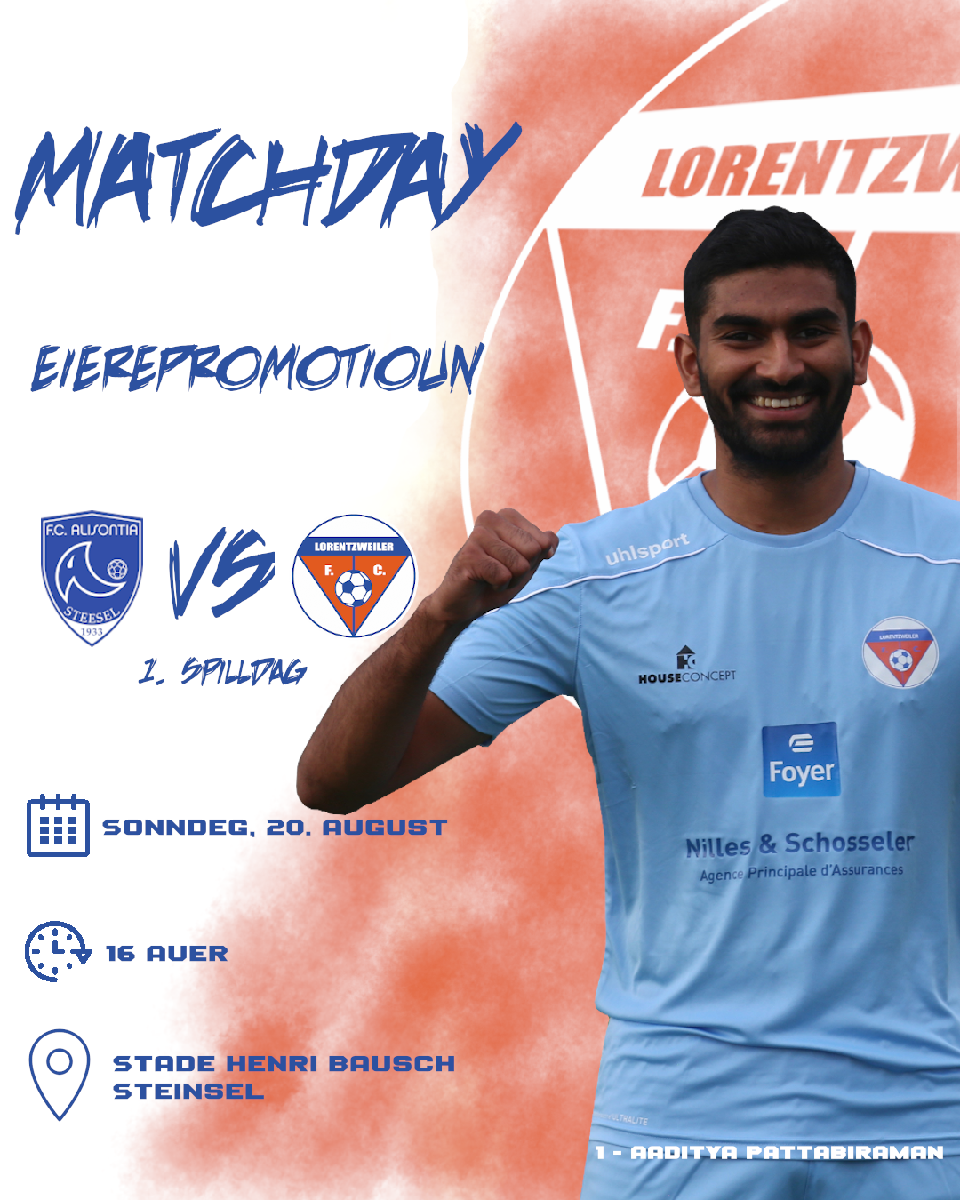 Éierepromotioun - MatchDay 1 Éierepromotioun - MatchDay 1
