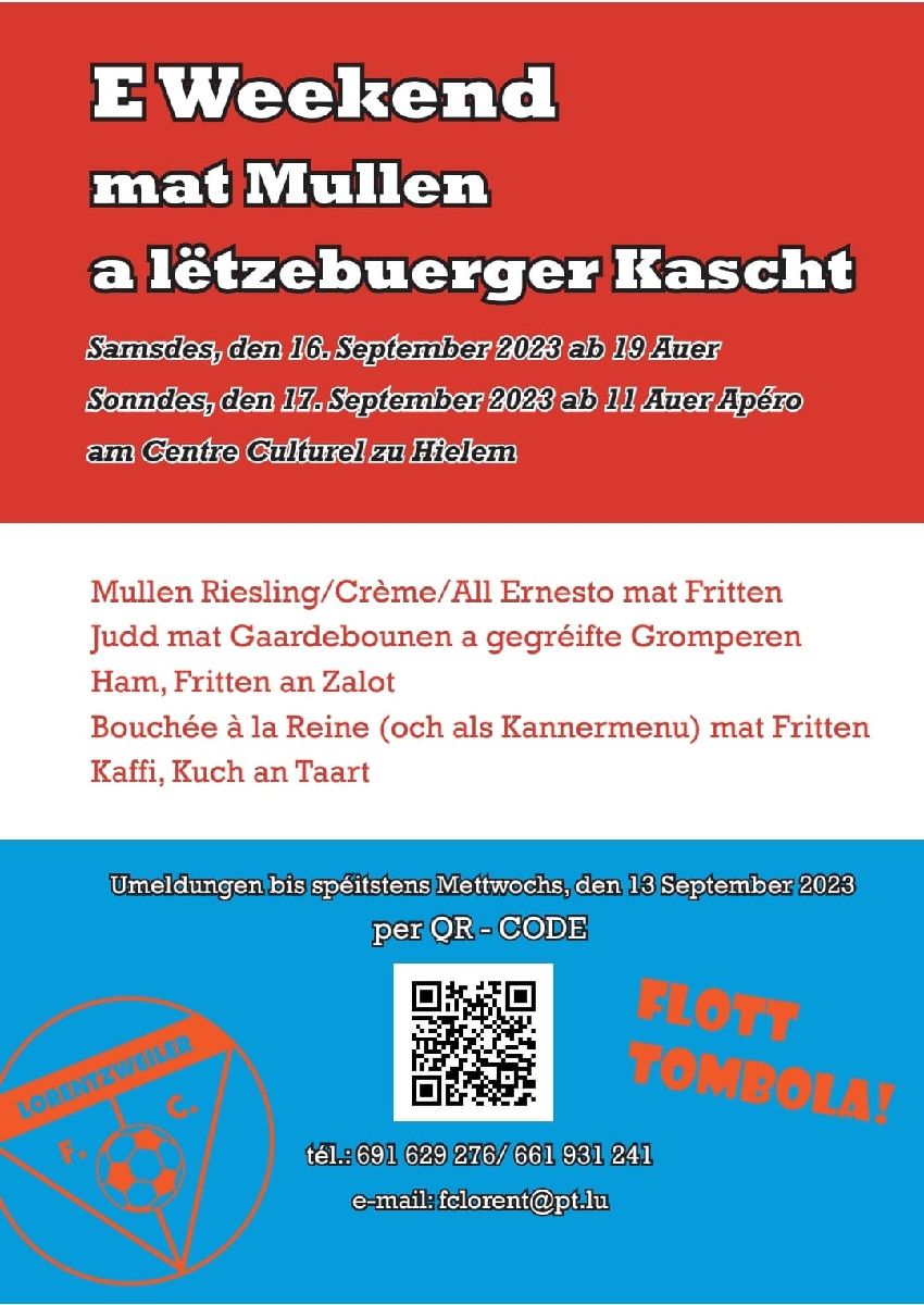 E Weekend mat Mullen a lëtzebuerger Kascht