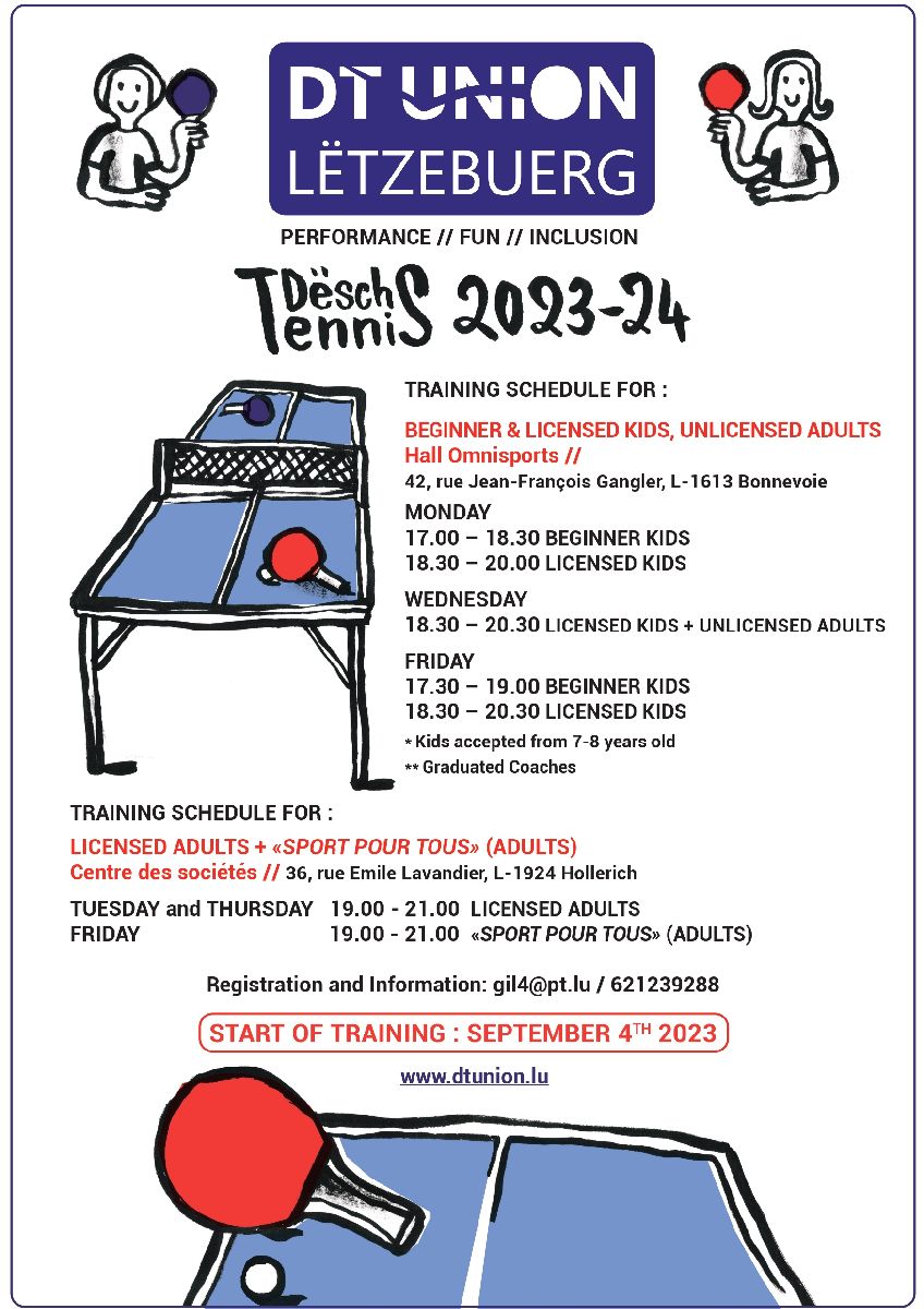 Entraînement Jeunes