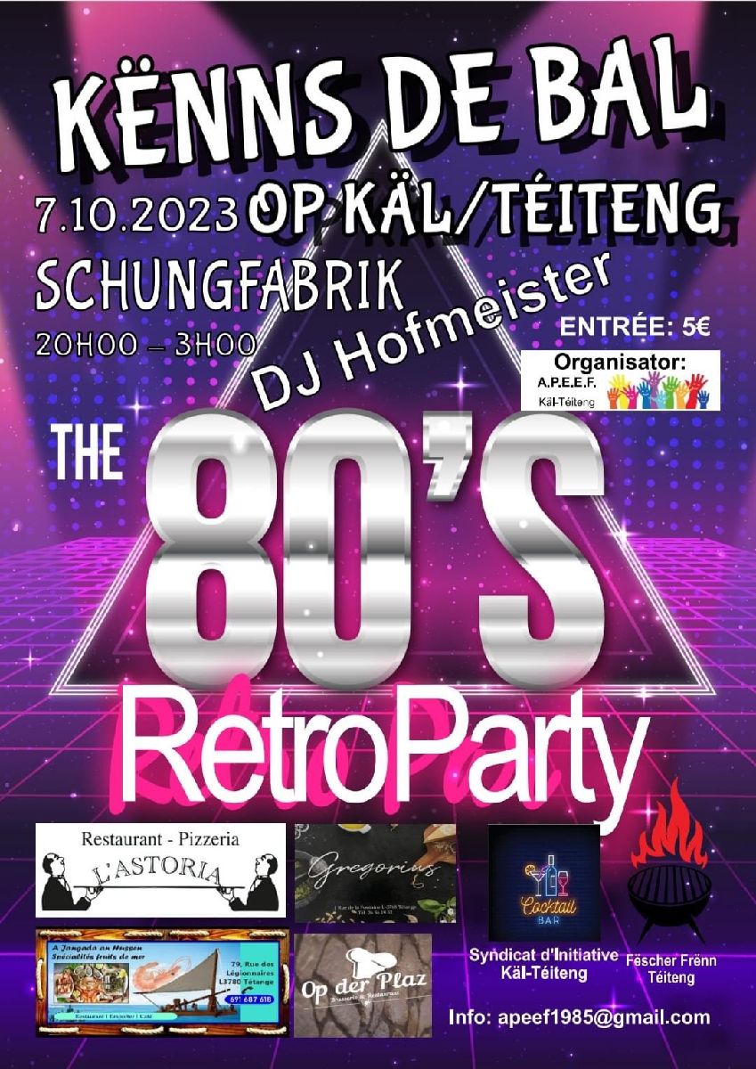 80‘ Retro-Party / Apeef