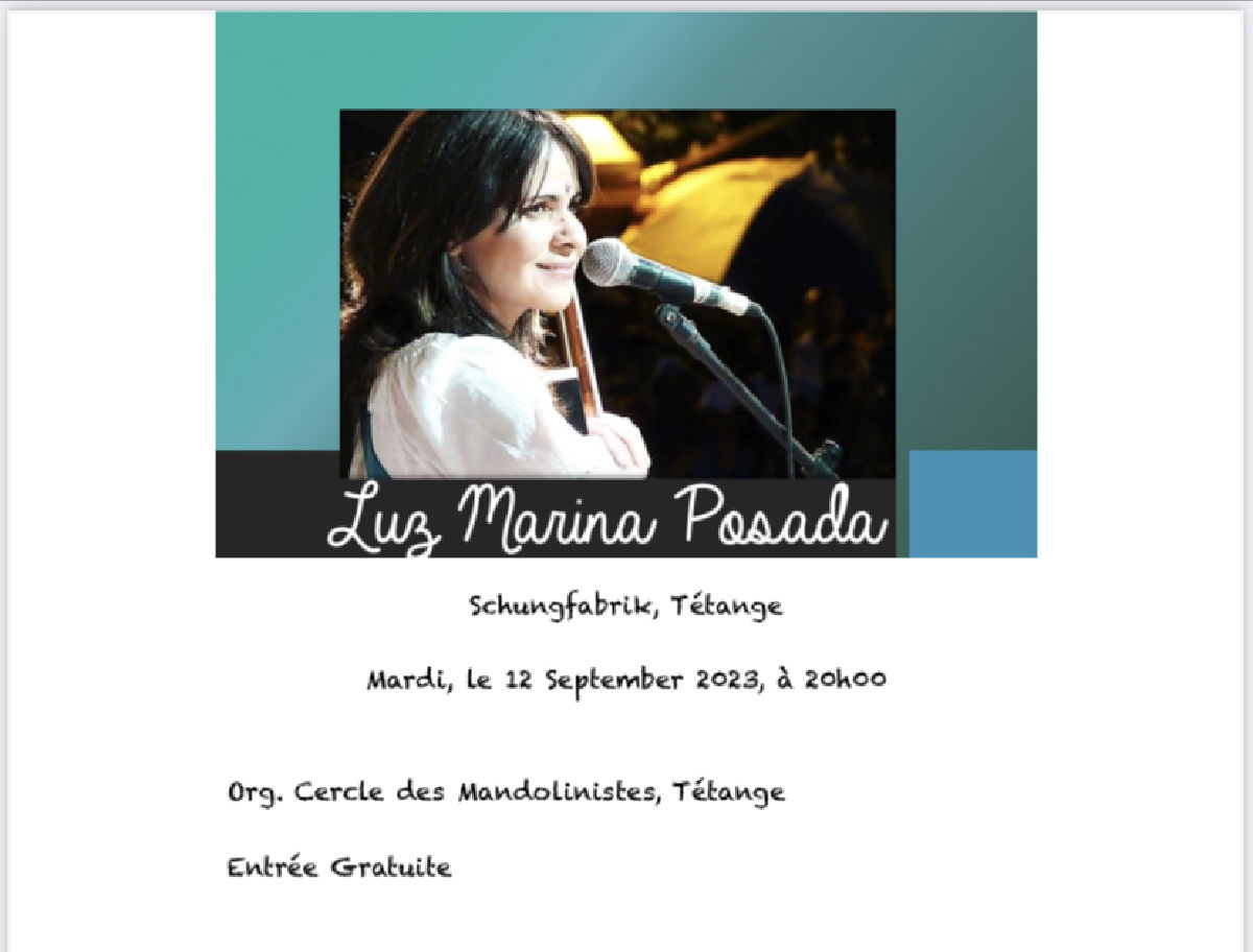Concert Cercle des Mandolinistes, Teiteng