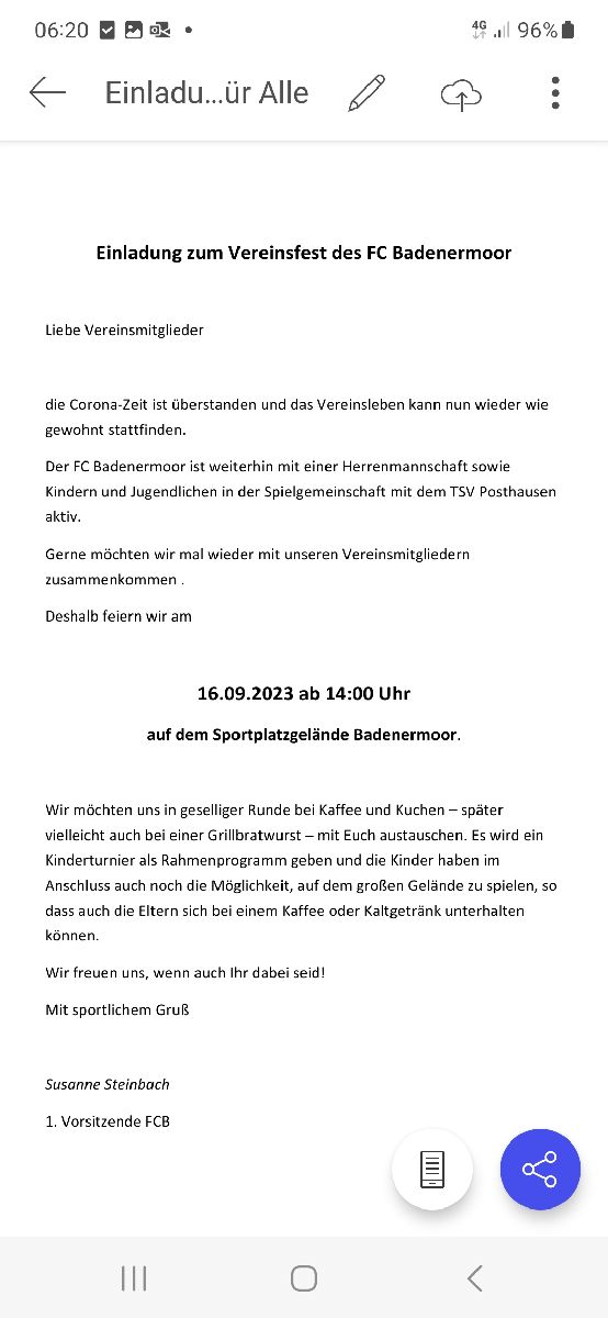 16.09.2023 Vereinsfest 16.09.2023 Vereinsfest