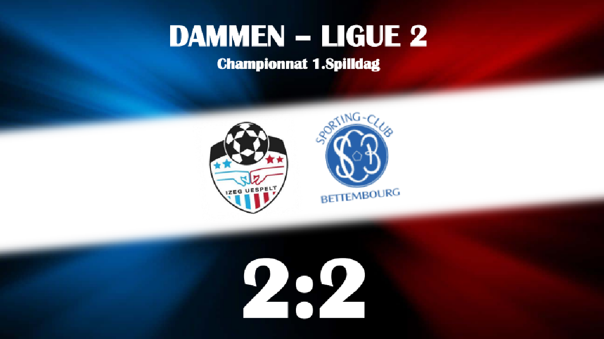ÉISCHTE PUNKT AM ÉISCHTE MATCH