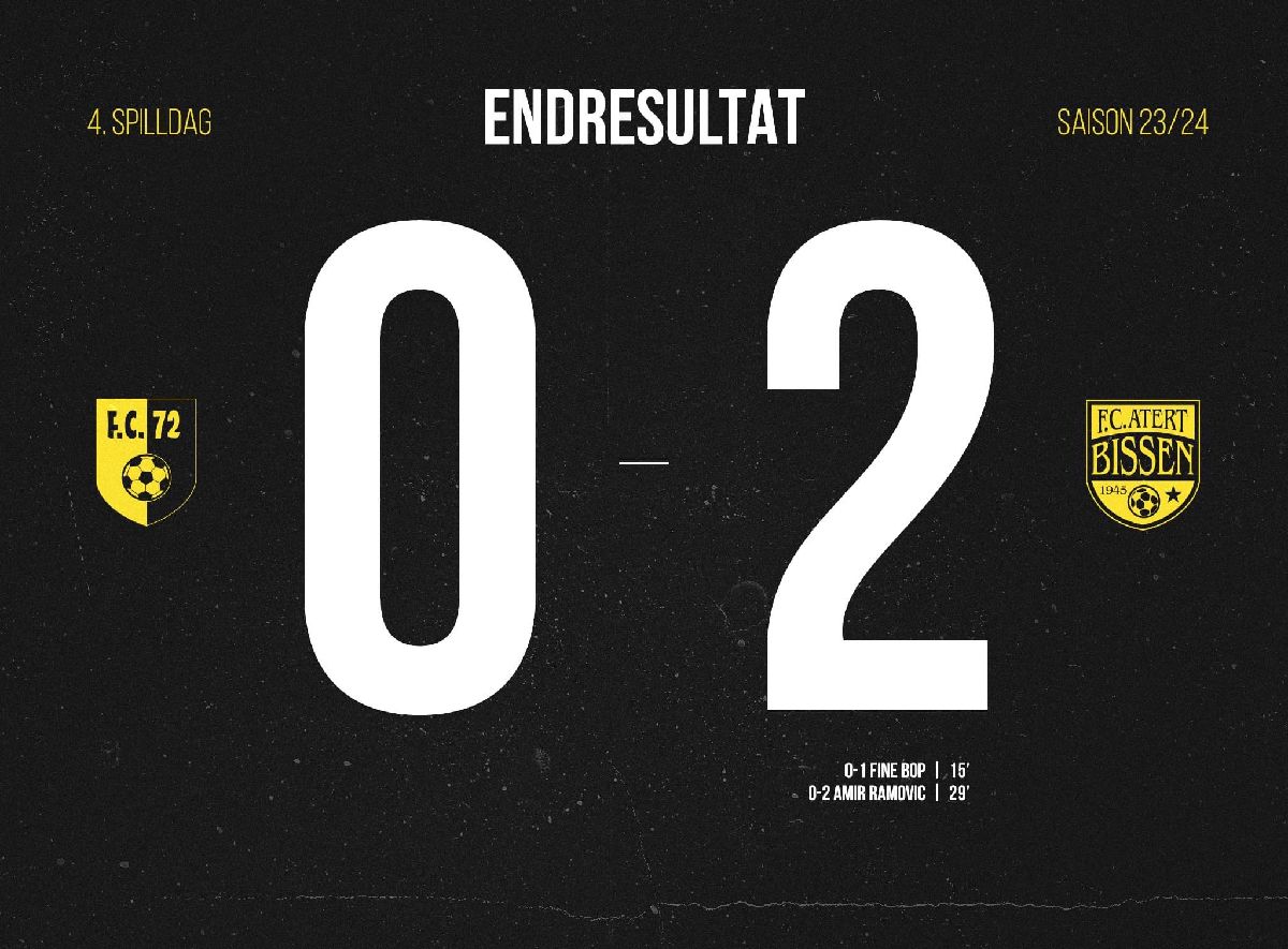 FC 72 Erpeldange -Atert Bissen 0-2 (0-2) - Nächsten Sonnden si mer an der Fiels - rdv 16.00 Auer