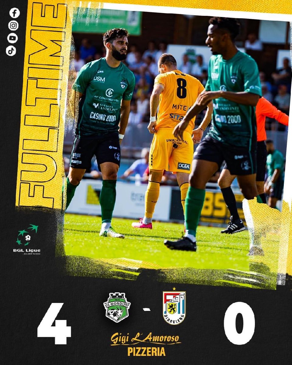 US Mondorf - F91 Diddeleng 4-0 (3-0)