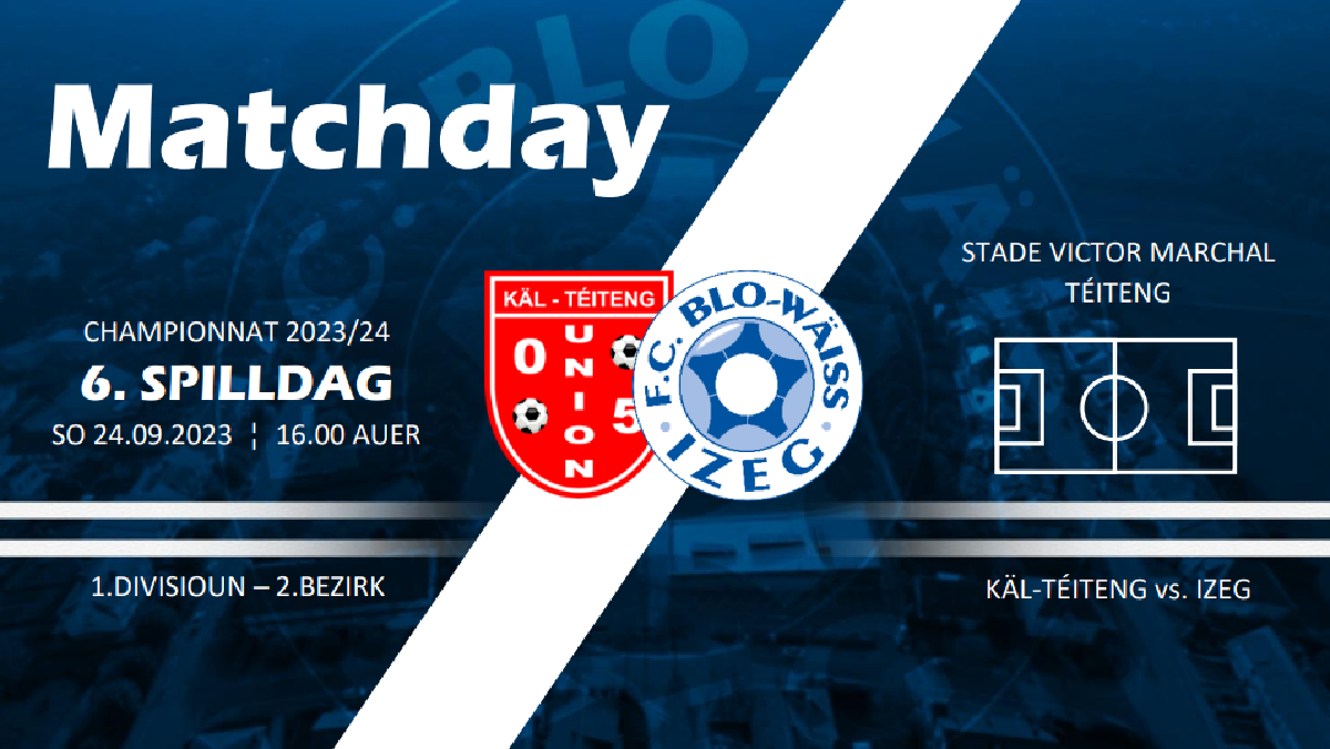 MATCHDAY: KÄL-TÉITENG - IZEG