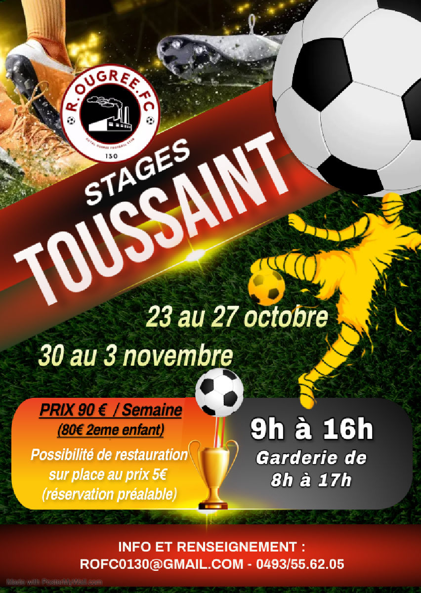 STAGE DE TOUSSAINT