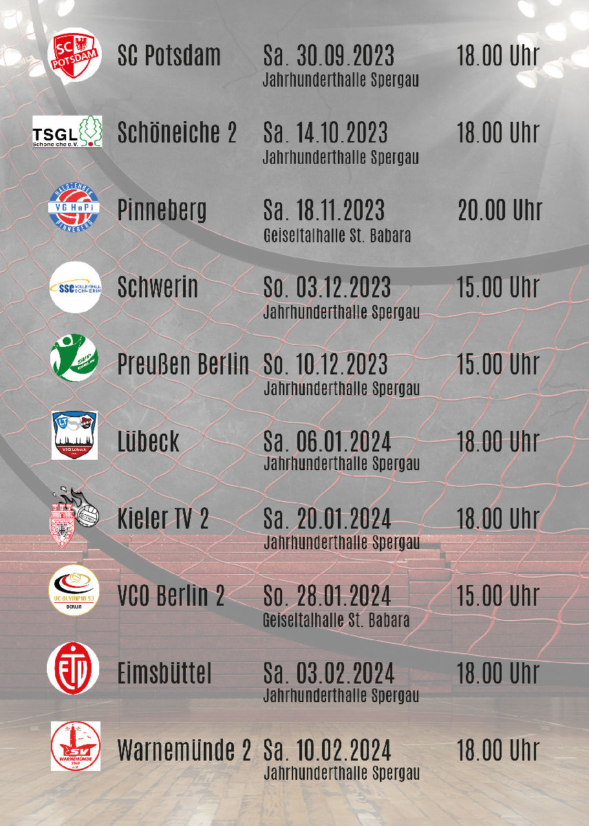 +++CVM empfängt SC Potsdam+++ +++CVM empfängt SC Potsdam+++
