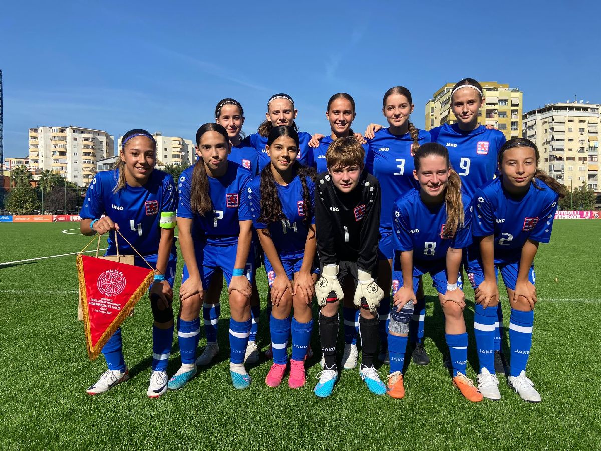 UNE VICTOIRE 3-1 CONTRE MALTE LORS DU DERNIER MATCH DE NOS U15 LÉIWINNEN