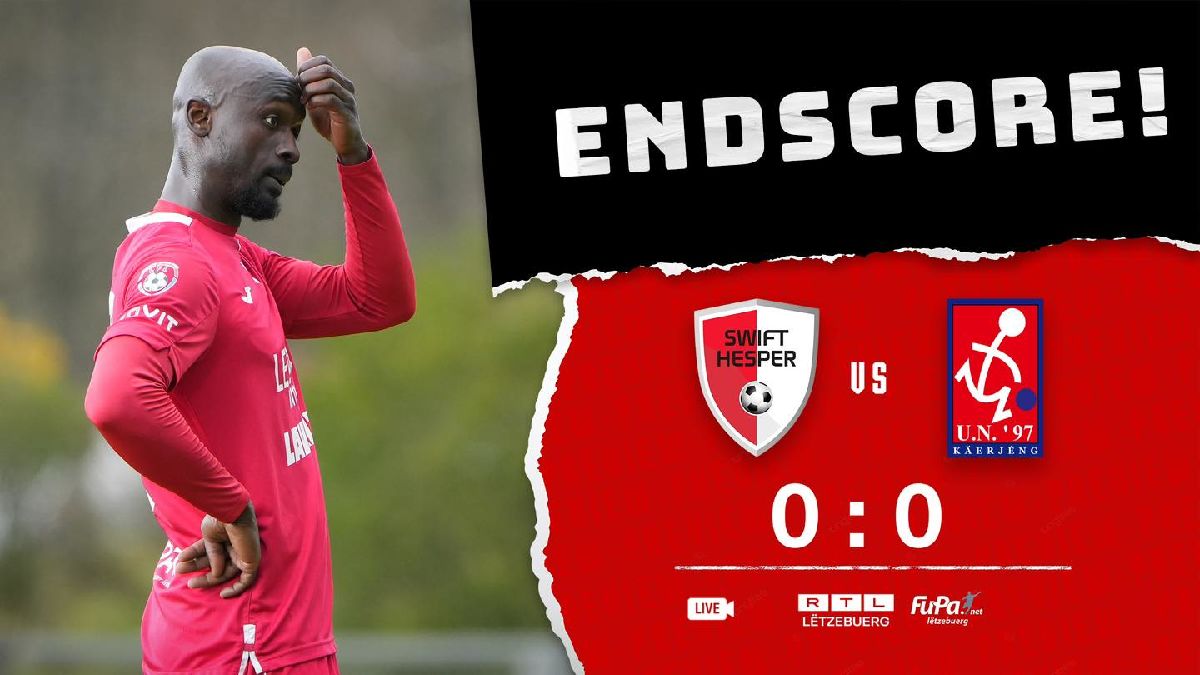 Kee Goal am Match géint Käerjeng