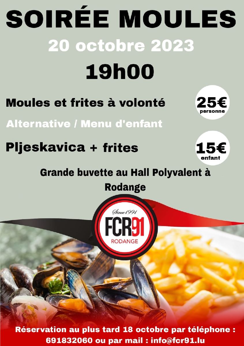 [EVENT] SOIRÉE MOULES