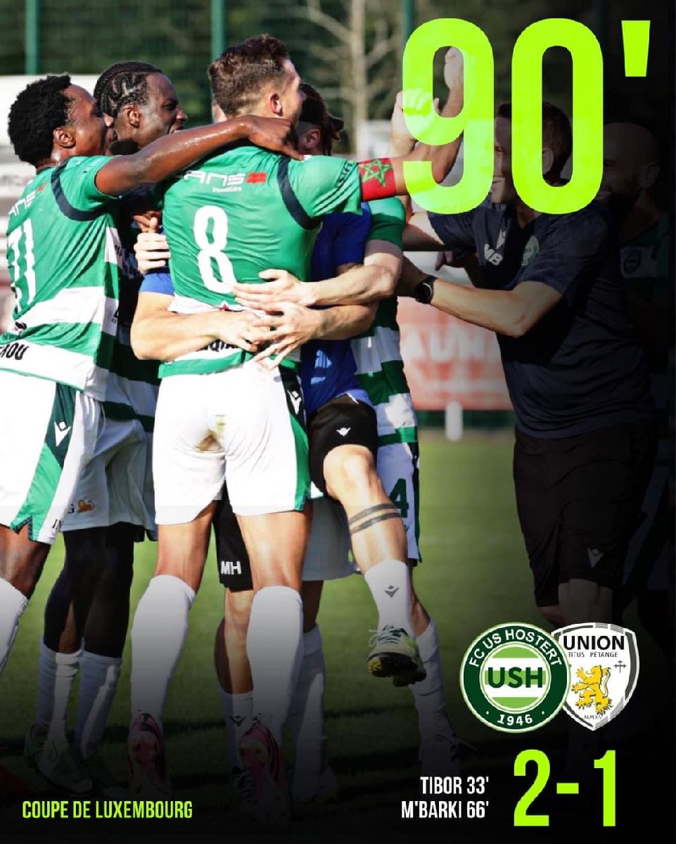 Qualifikatioun fir 1/8tel Final an der Coupe !!!