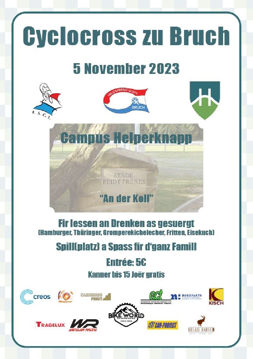 Cyclocross Brouch den 05.11.2023