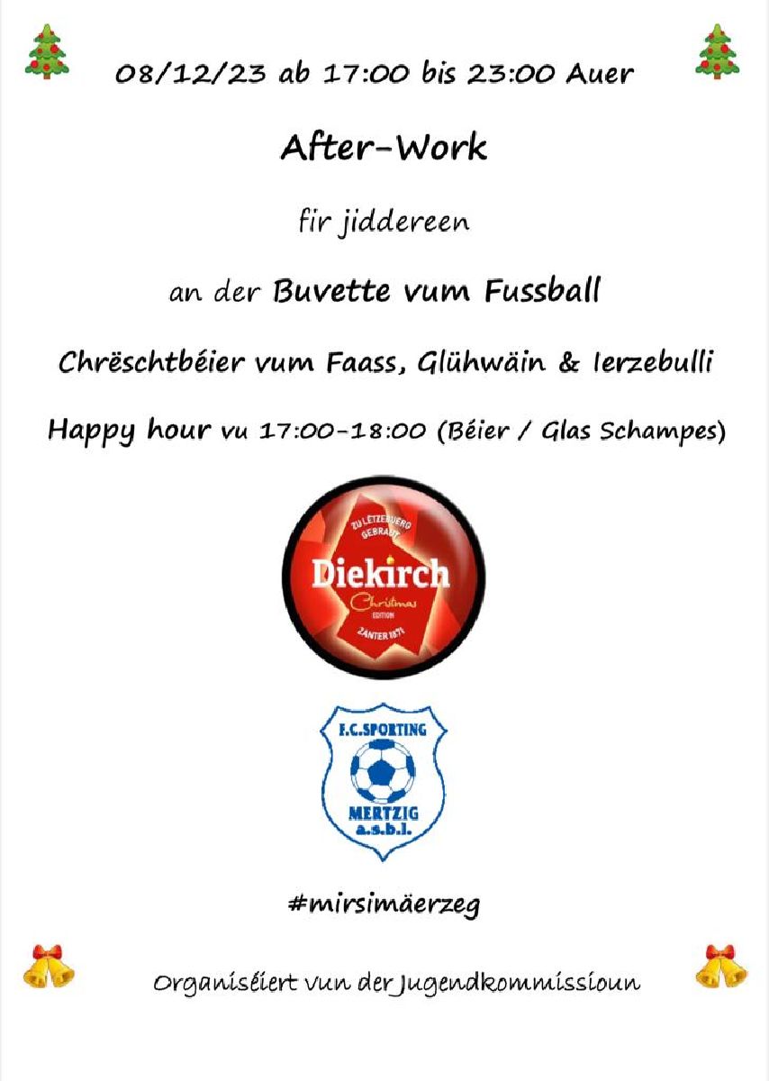 Afterwork 08.12.2023