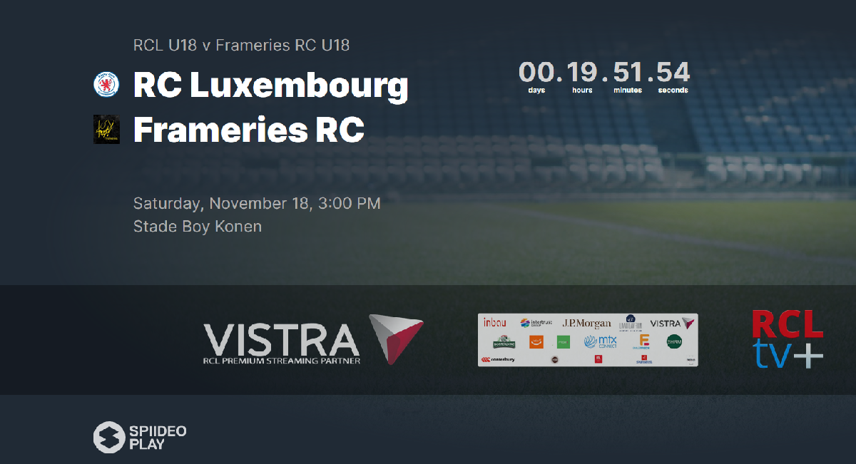 Livestream links 18/11/25 Livestream links 18/11/25