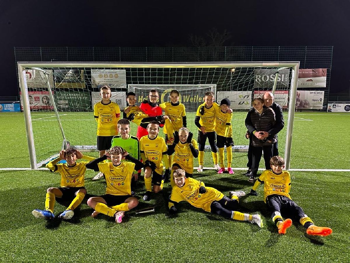 Eis Minimes 1 gewannen verdengt mat 8-3 geingt de Racing. Weider esou…