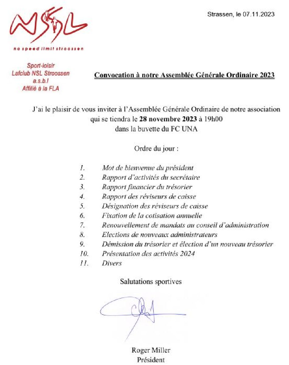  L’Assemblée Générale Ordinaire