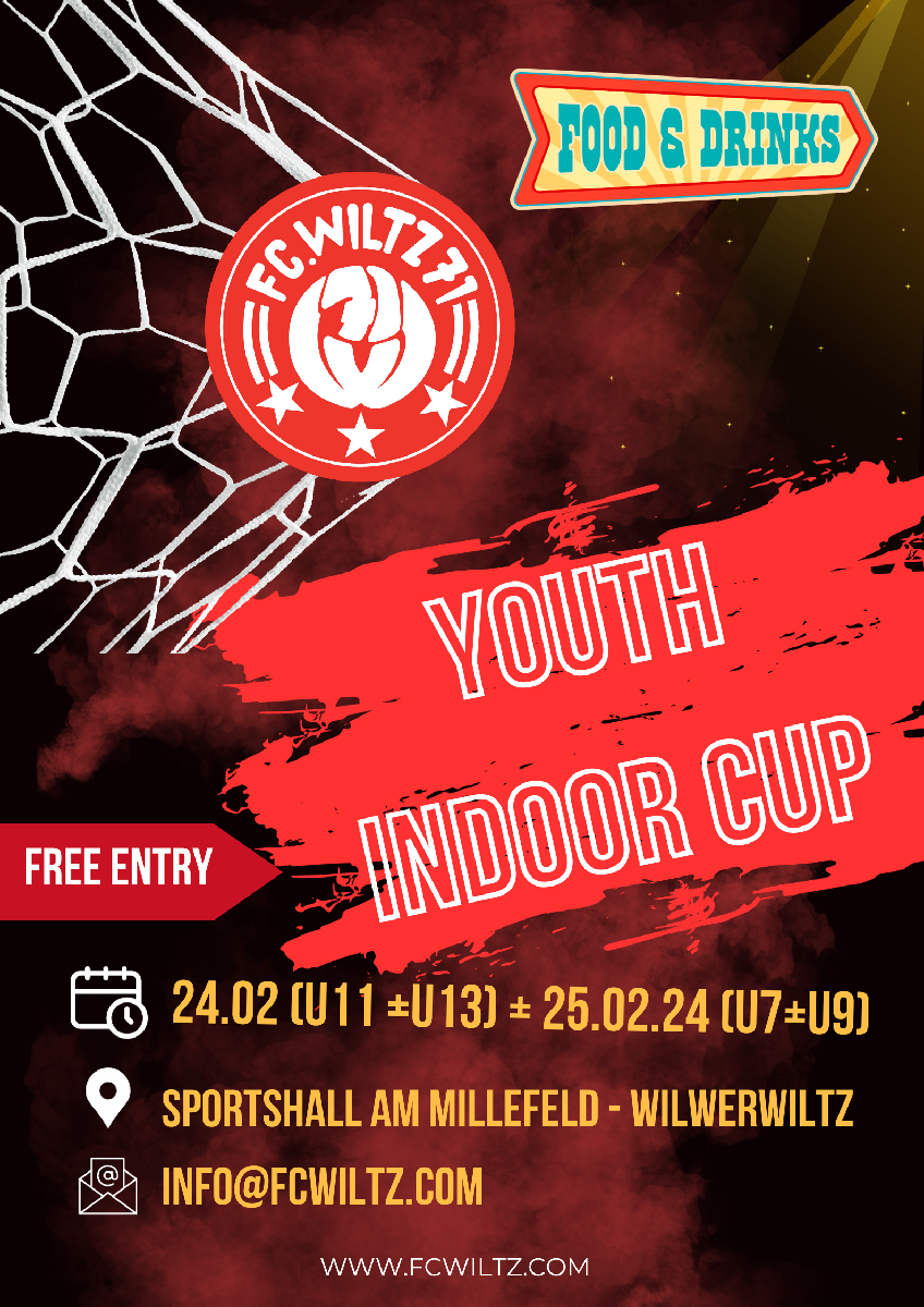 Youth Indoor Cup 2024 - Wilwerwiltz - 24.02. & 25.02.