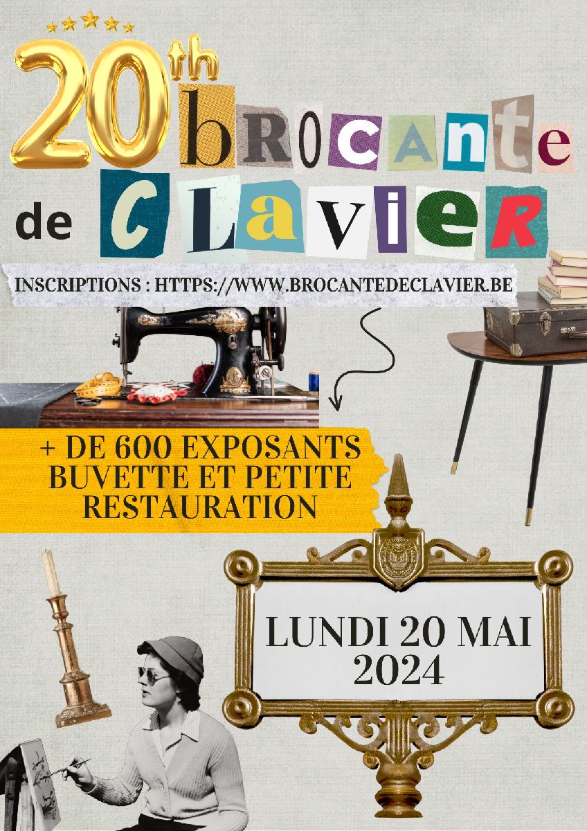 BROCANTE Clavier Station - 20 mai 2024 (20ième édition)