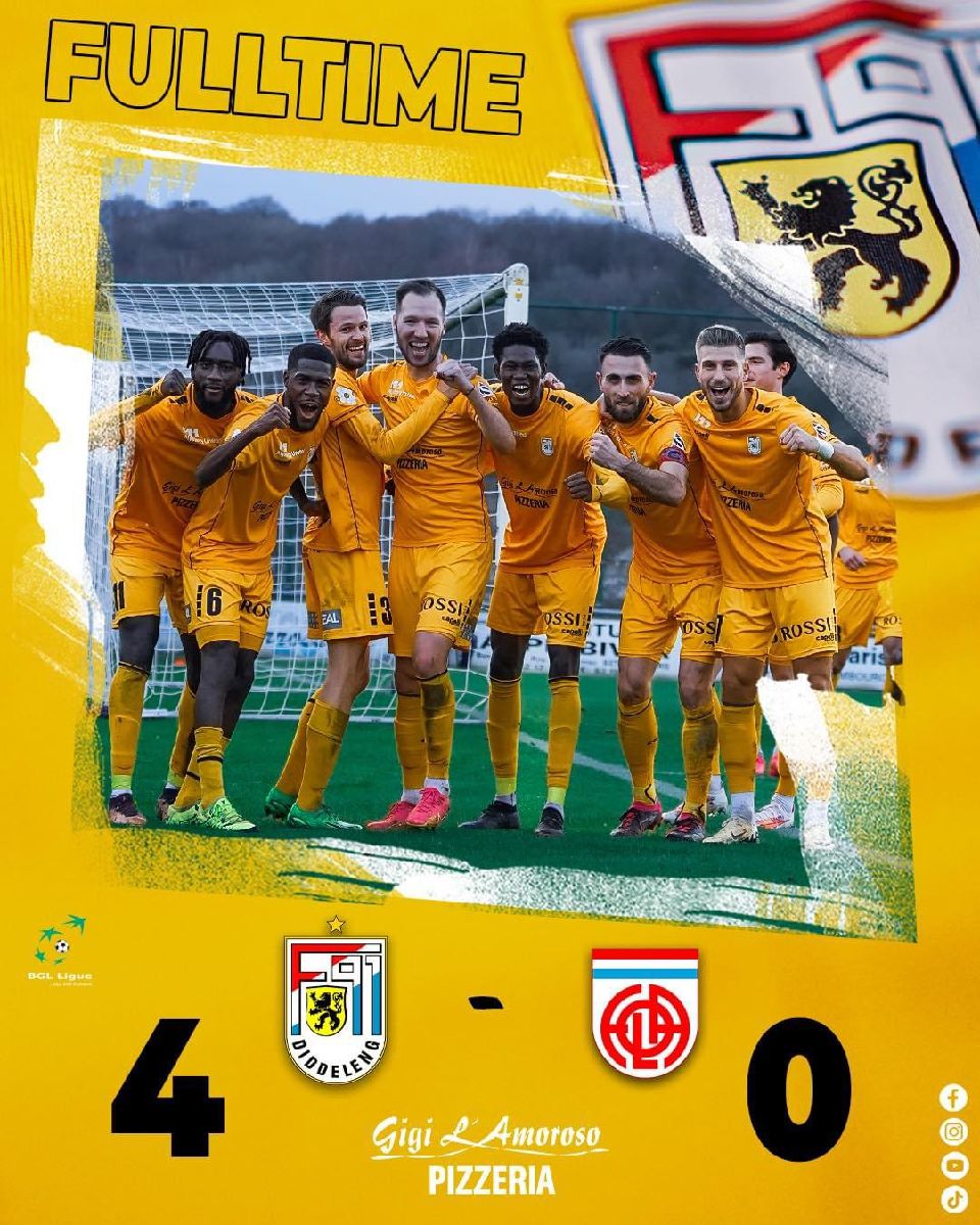F91 Diddeleng - Fola Esch 4-0 (3-0)