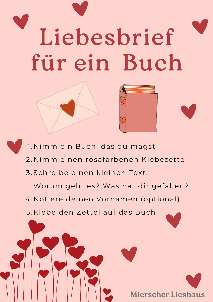 Libesbréif fir e Buch / Lettre d'amour pour un livre