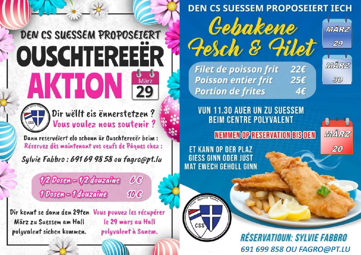  Ouschtereeër a Gebakene Fësch