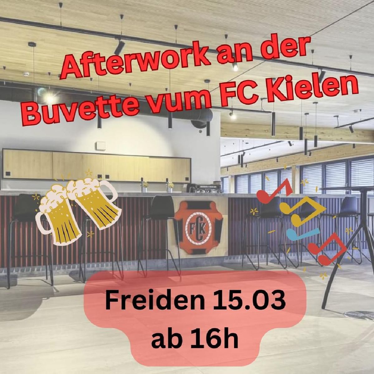 After-Work beim FC Kielen   Freiden 15.3.