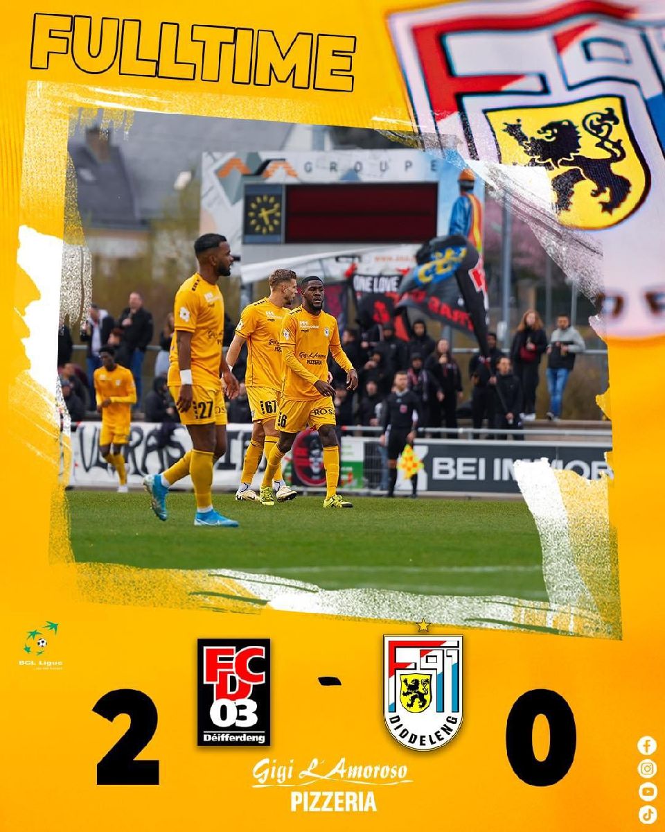FC Déifferdeng 03 - F91 Diddeleng 2-0 (1-0)
