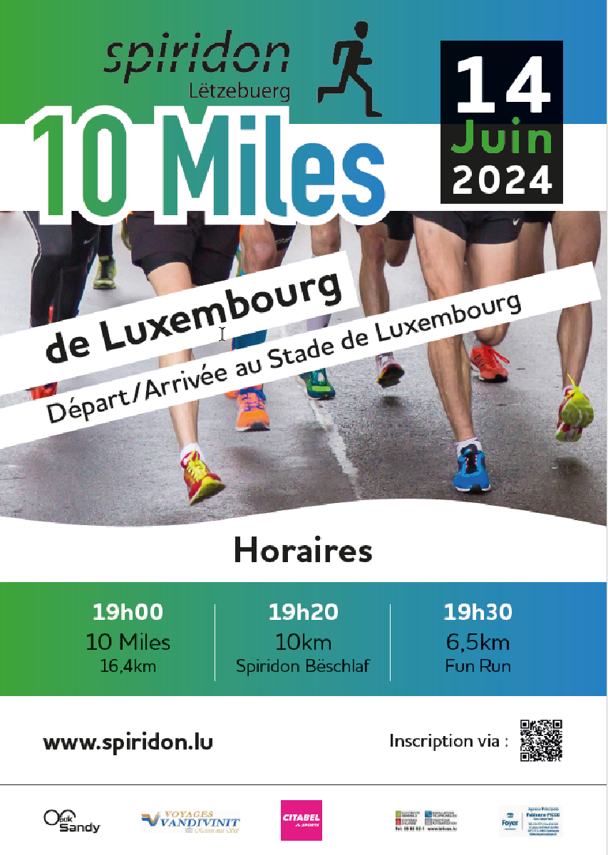 10 MILES du Luxembourg au Stade de Luxembourg
