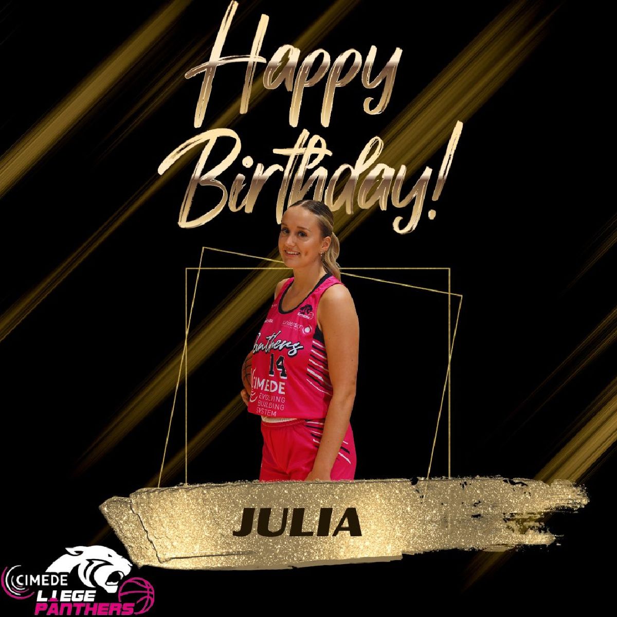 Bon anniversaire Julia!