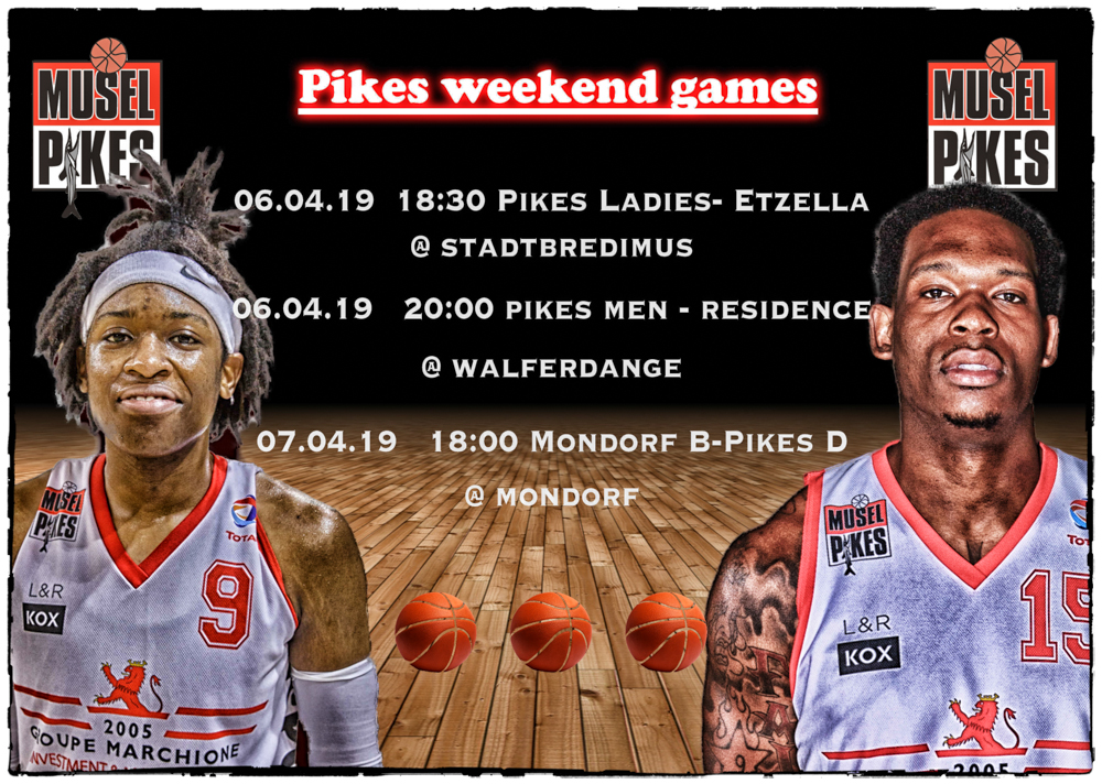 Pikes weekend games