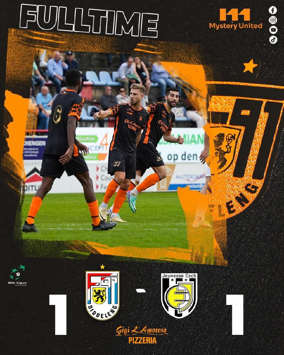 F91 Diddeleng - Jeunesse Esch 1-1 (0-1)