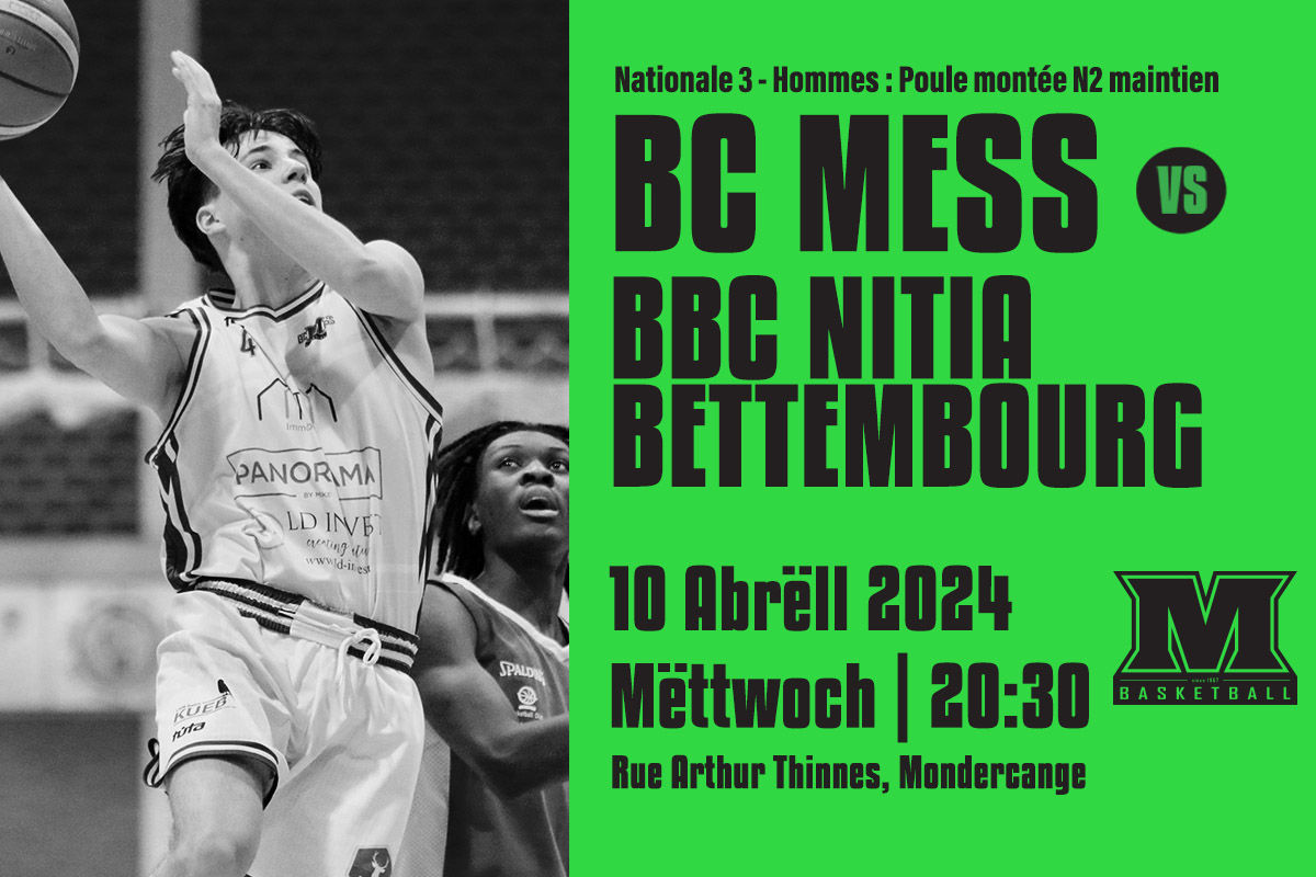 Den Owend : BC Mess - BBC Nitia Beetebuerg
