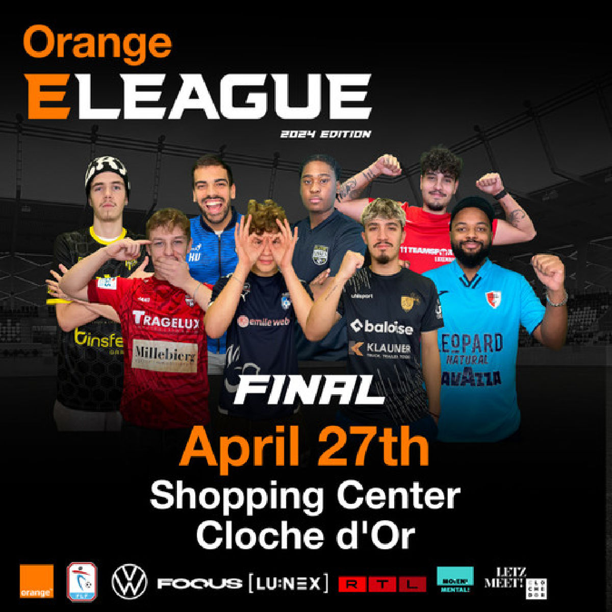Orange ELEAGUE 2024 - Finale April 27th (with Ivanilson - FC Atert Bissen)