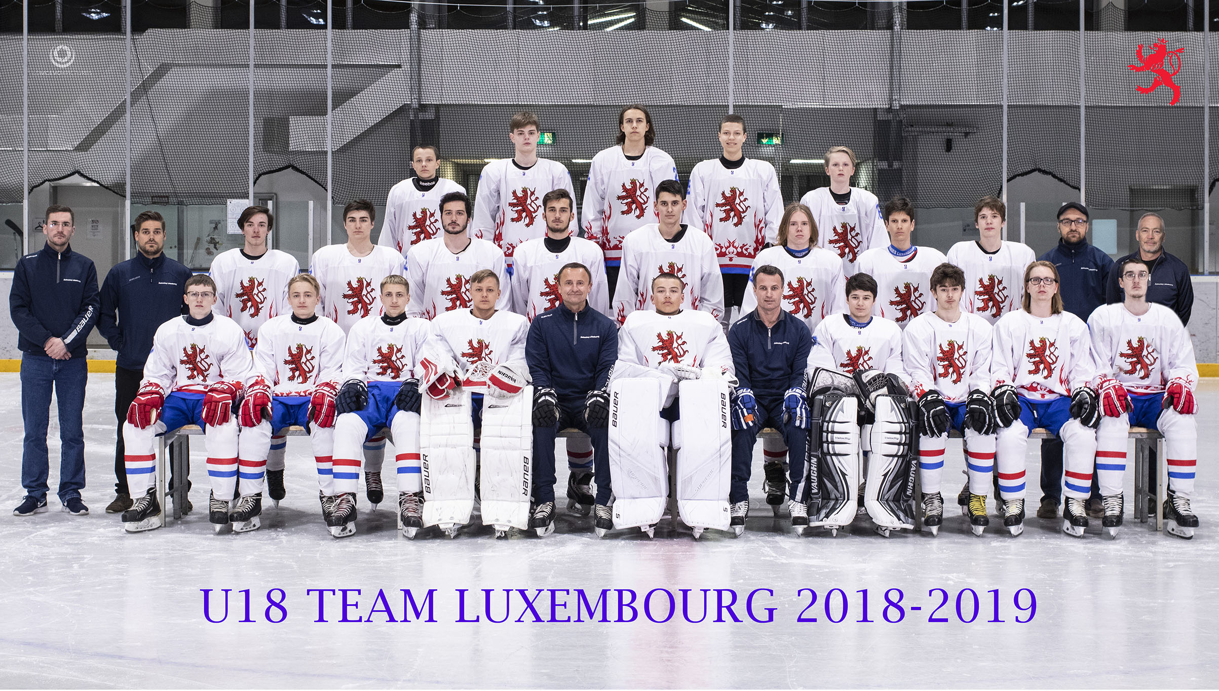 Luxembourg’s U18 national team of ice hockey goes to South Africa / Déi letzebuergesch U18 Nationalequipe flitt an Südafrika. / L'équipe nationale luxembourgeoise de hockey sur glace U18 se rend en Afrique du Sud