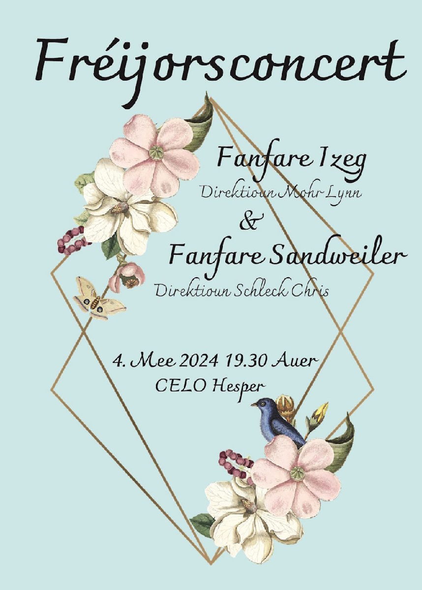 Fréijorsconcert vun der Fanfare Izeg am CELO