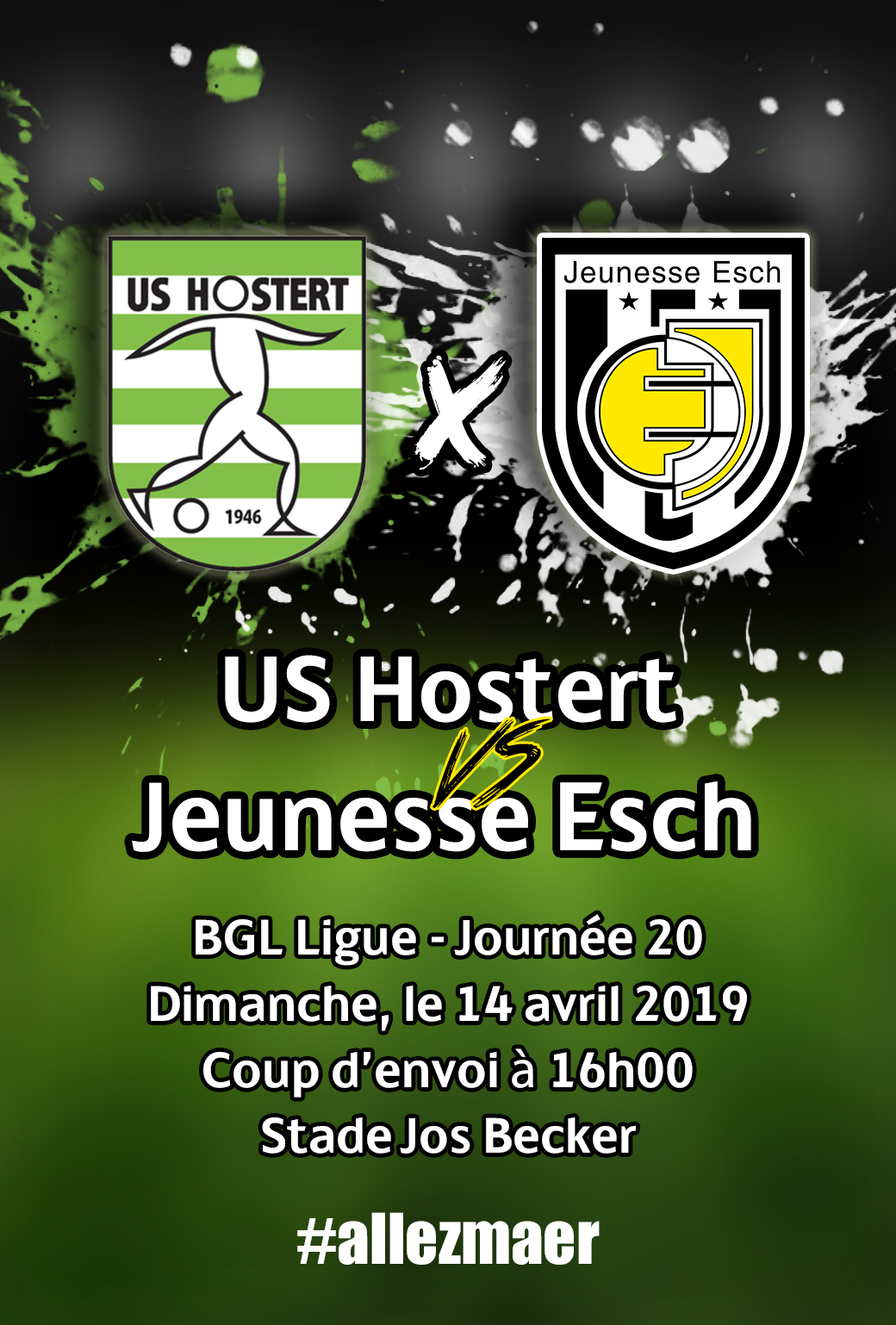 An elo géint Hueschtert