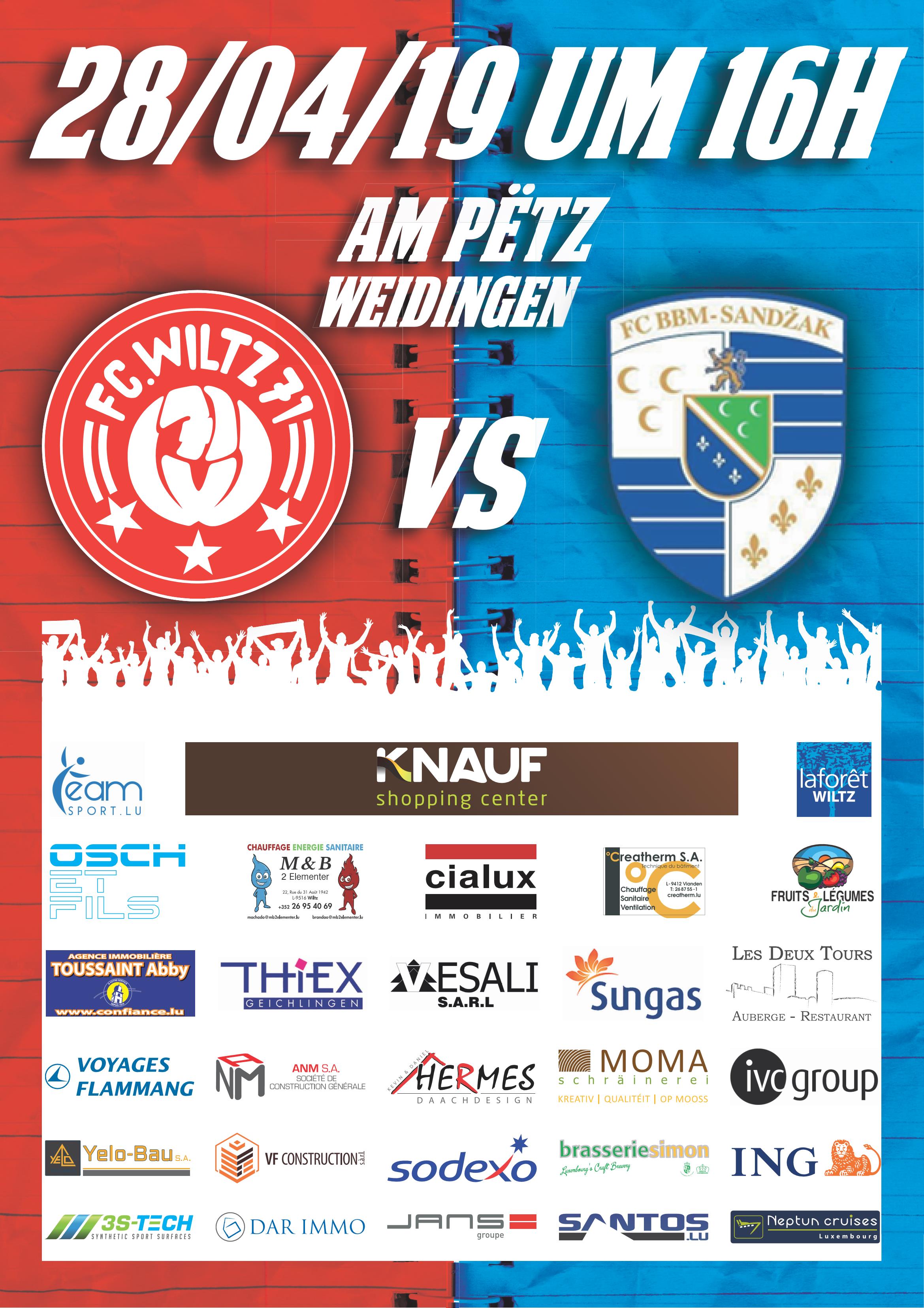 FC Wooltz 71  vs  FC Blue Boys Millebaach-Sandzak