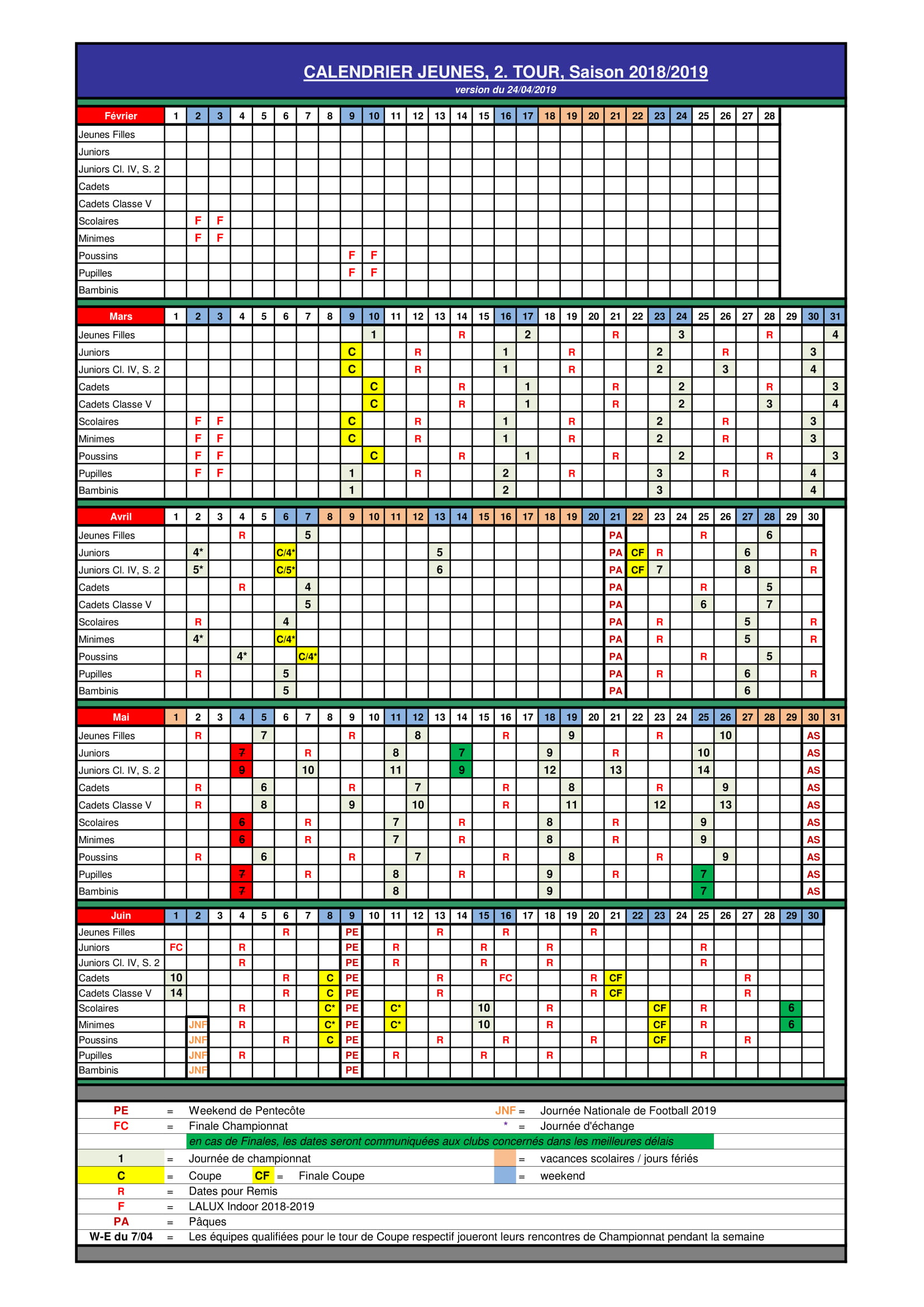 Journée du 4 mai reporté à d'autres dates Journée du 4 mai reporté à d'autres dates