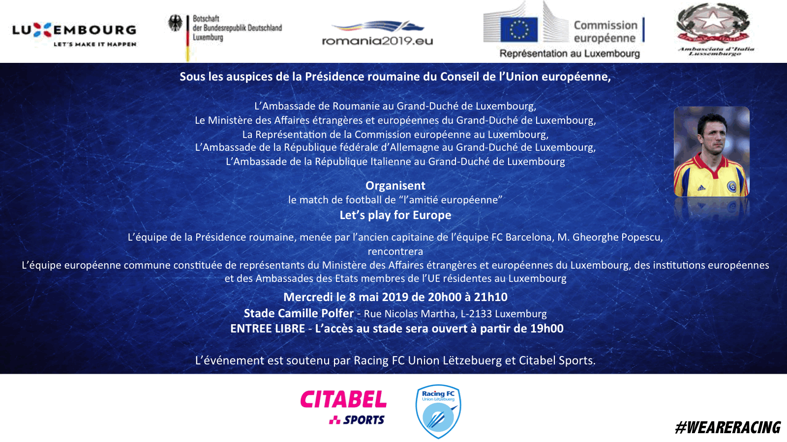 Let's play for Europe Let's play for Europe